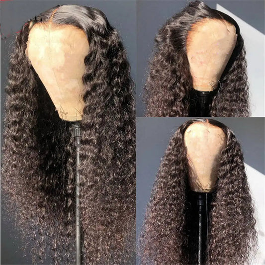Cheap Water Wave Human Hair Lace Front Wigs for Black Women Regular Wave Hair Extensions Wigs Cuticle Aligned Bundle Hair Vendor