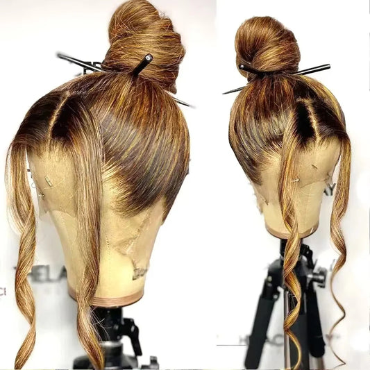 360 Lace Front Wigs Human Hair 30 40Inch 13x6 HD Lace Frontal Wigs Brazilian 220 Density Bone Straight Human Hair Wig For Women