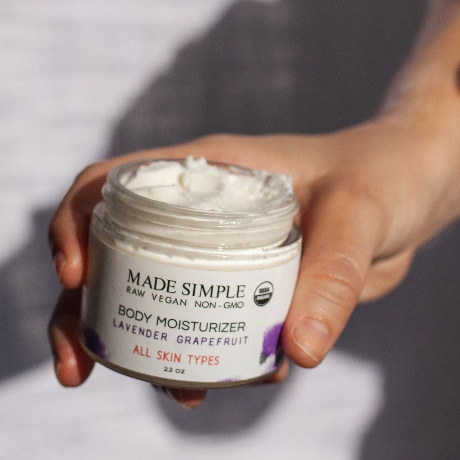 Lavender Grapefruit Moisturizer - Certified Organic, Vegan & Cruelty-free-3