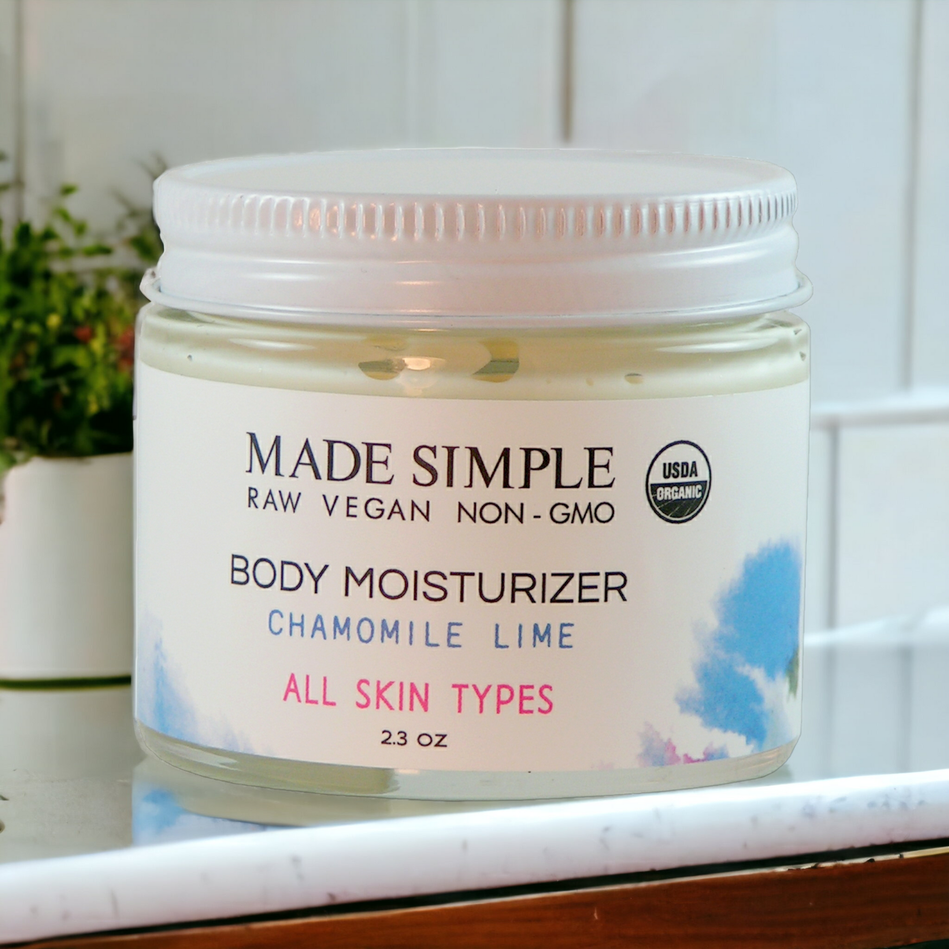 Chamomile Lime Moisturizer - Certified Organic, Vegan & Cruelty-free-3